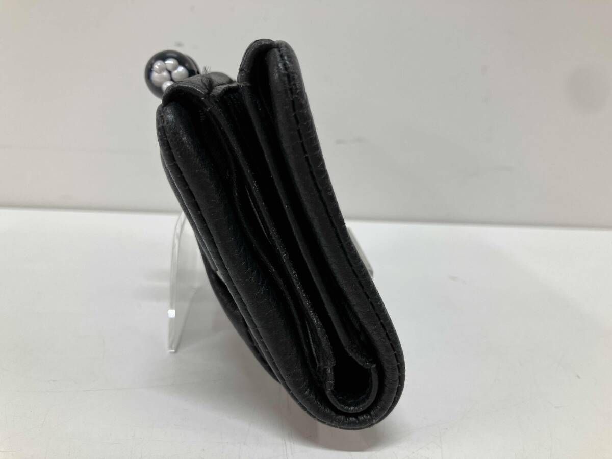 ear PAPILLONNER イア パピヨネ 牛革 がま口 折り財布 二つ折り財布