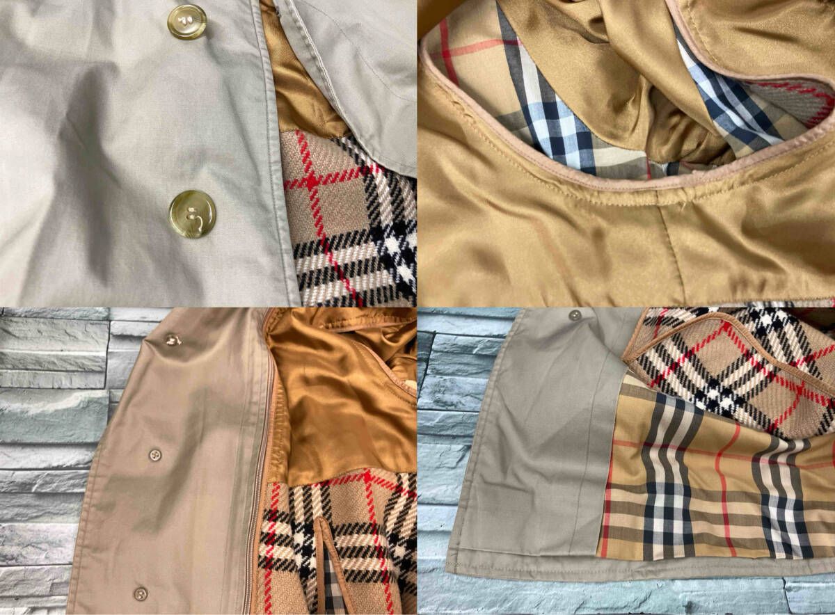 Burberrys ライナー付き／裏地ノバチェック／カーキ トレンチコート