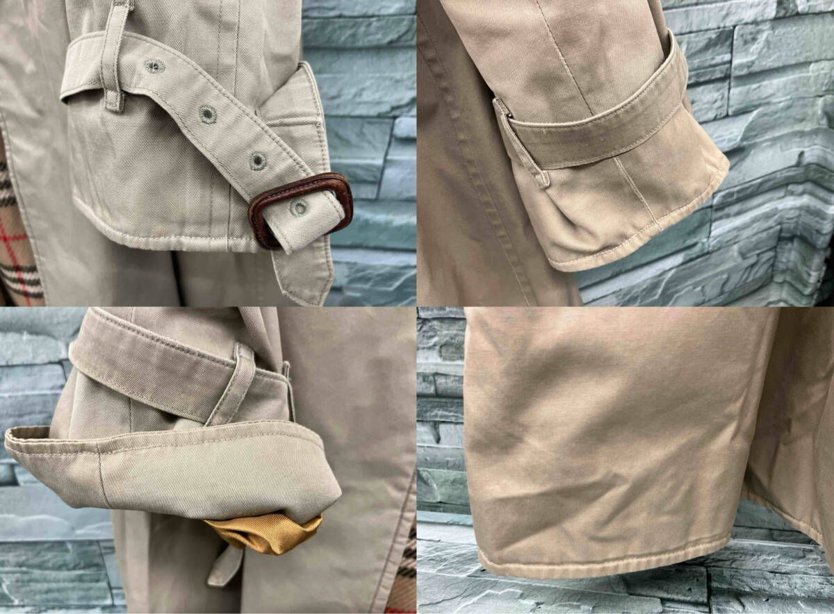 バーバリーズ トレンチコート カーキ ノバチェック ライナー付き サイズM Burberrys(バーバリーズ) ノヴァチェックライニングトレンチコート