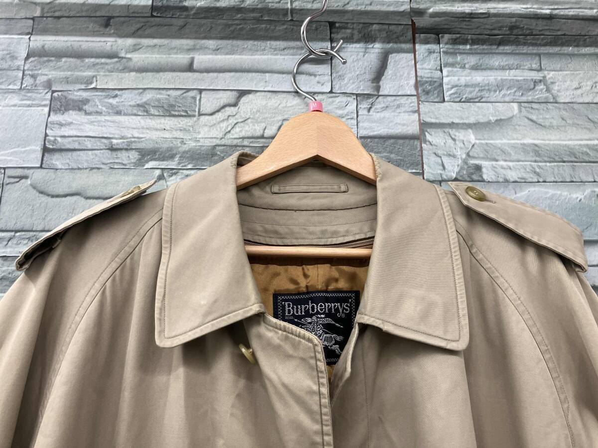 バーバリーズ トレンチコート カーキ ノバチェック ライナー付き サイズM Burberrys(バーバリーズ) ノヴァチェックライニングトレンチコート