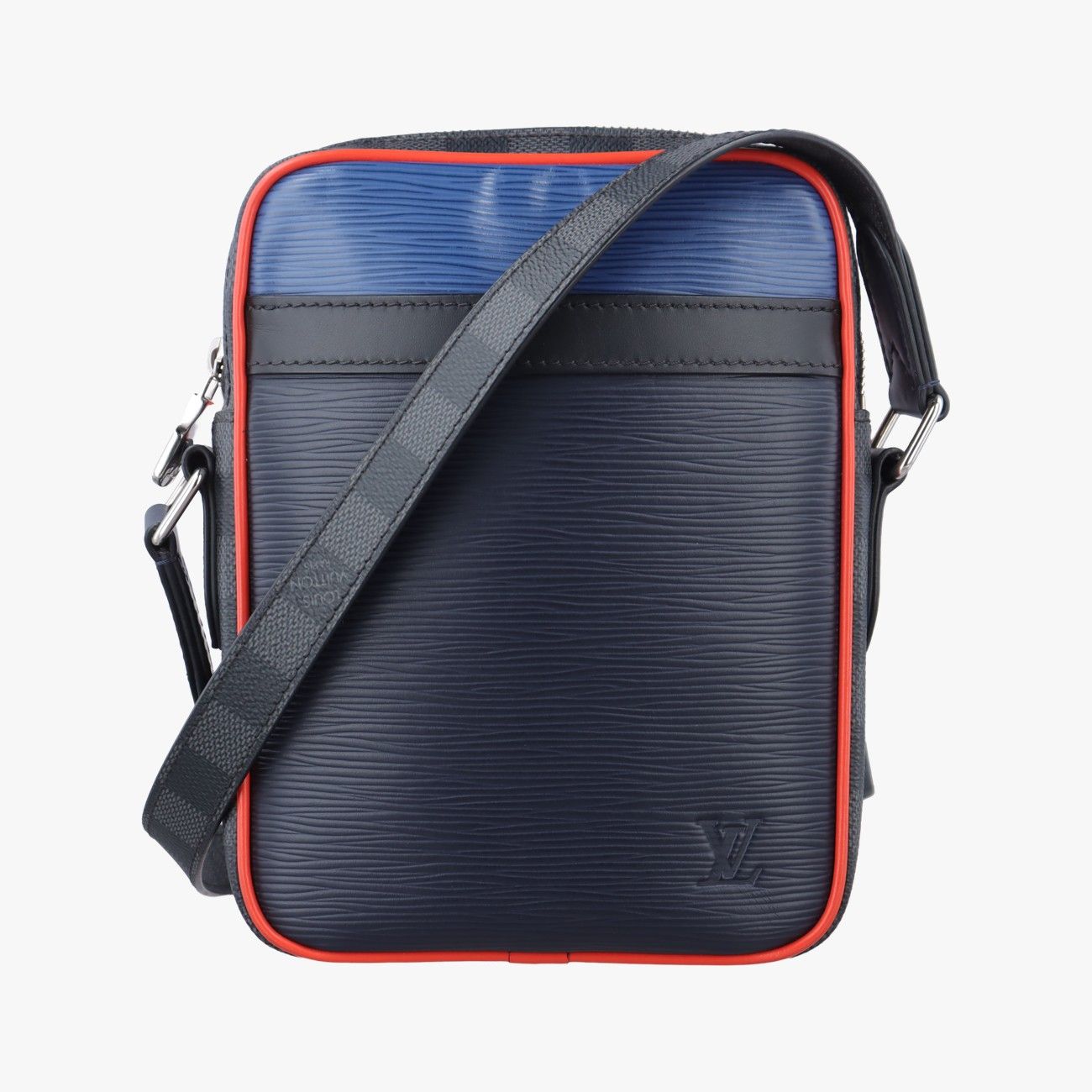 希少　美品✨　ルイヴィトン ダヌーブスリム カメラバッグ エピ ダミエ ネイビー 希少 美品✨ ルイヴィトン ダヌーブスリム カメラバッグ エピ ダミエ