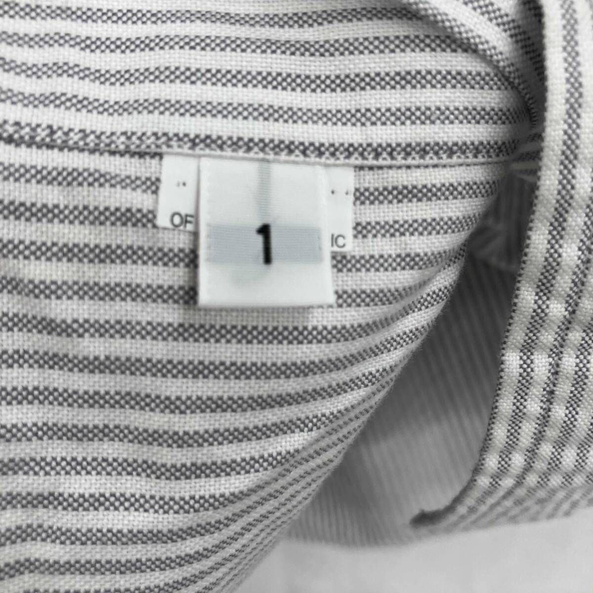 THOM BROWNE ／トムブラウン／ストライプ 長袖シャツ／サイズ1 S