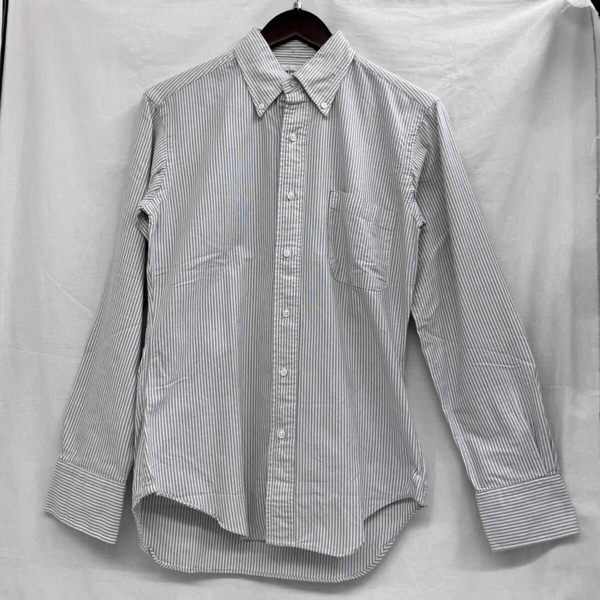 THOM BROWNE ／トムブラウン／ストライプ 長袖シャツ／サイズ1 S