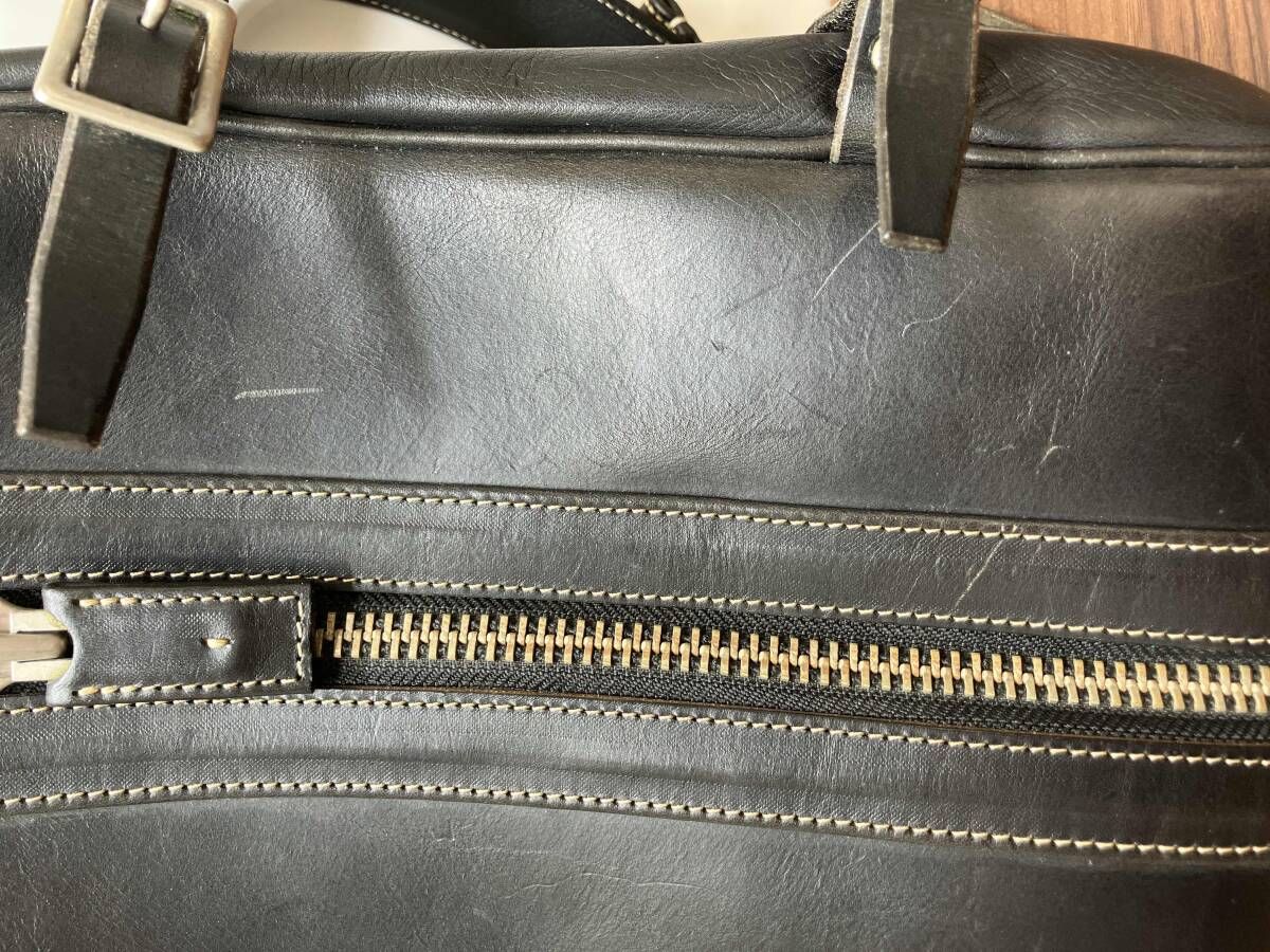 ★PAILOT RIVER パイロットリバー RED MOON ボディバッグ 斜め掛け メンズバッグ ブラック レザー 替えベルトあり