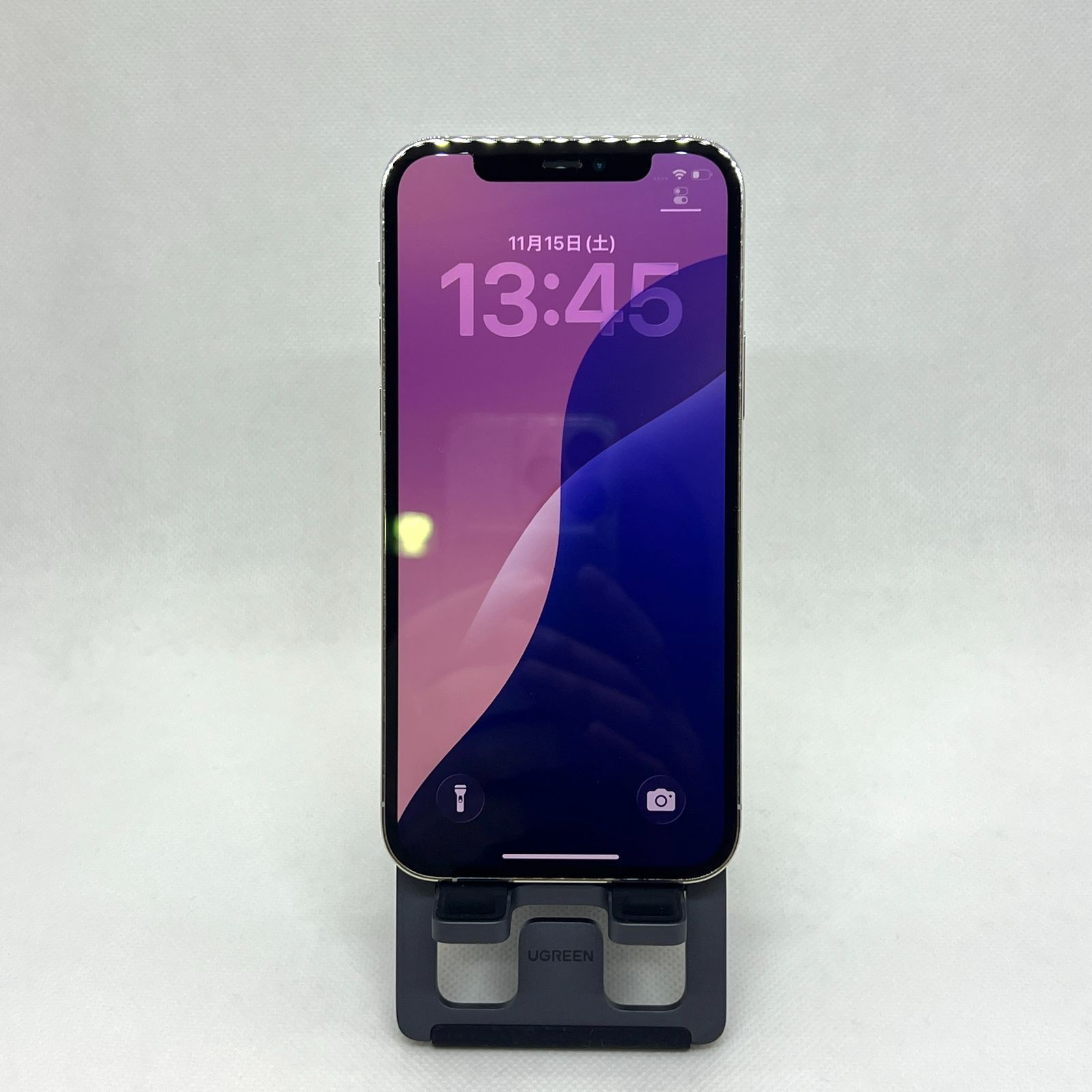 良品】【新品バッテリー100%】 iPhone 12Pro 256GB シルバー 5493 SIM