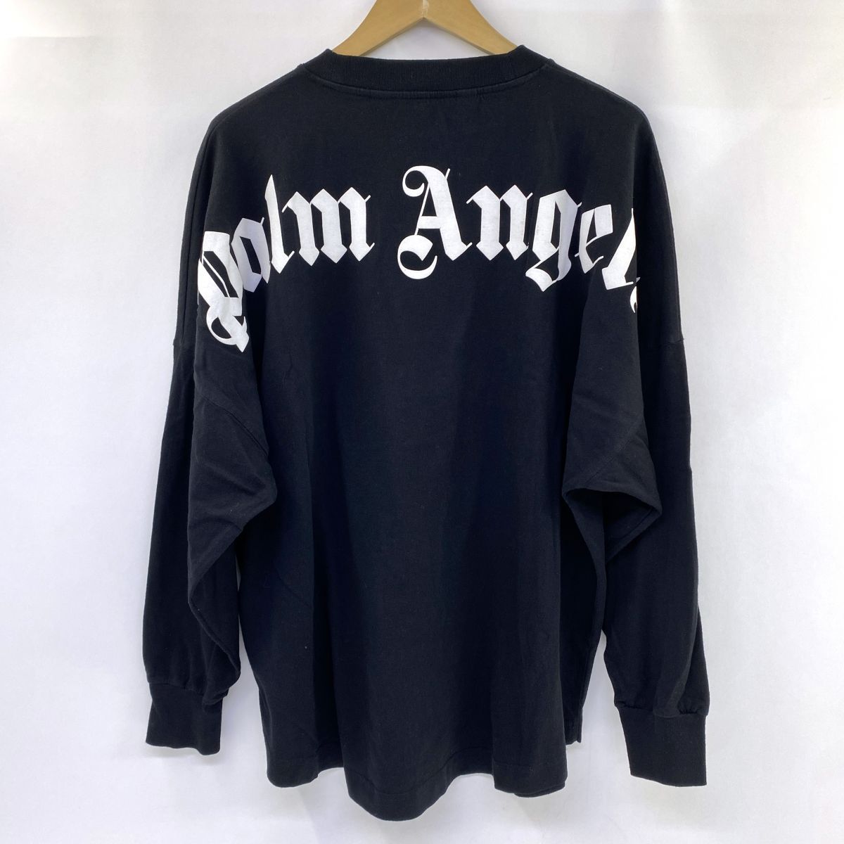 Palm Angels パームエンジェルス ネックロゴプリント ロングスリーブ T