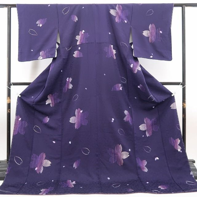 ❁tomihisa❁新品 BANKAN 桜 着物 正絹“桜小紋で春を待つお洒落 ❁tomihisa❁新品 BANKAN 桜 着物 正絹“桜小紋で春を待つお洒落