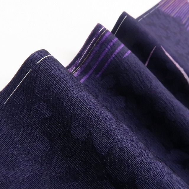 ❁tomihisa❁ BANKAN 桜 着物 正絹 桜小紋で春を待つお洒落自慢の取って置き”仕付け糸付 小紋 5333