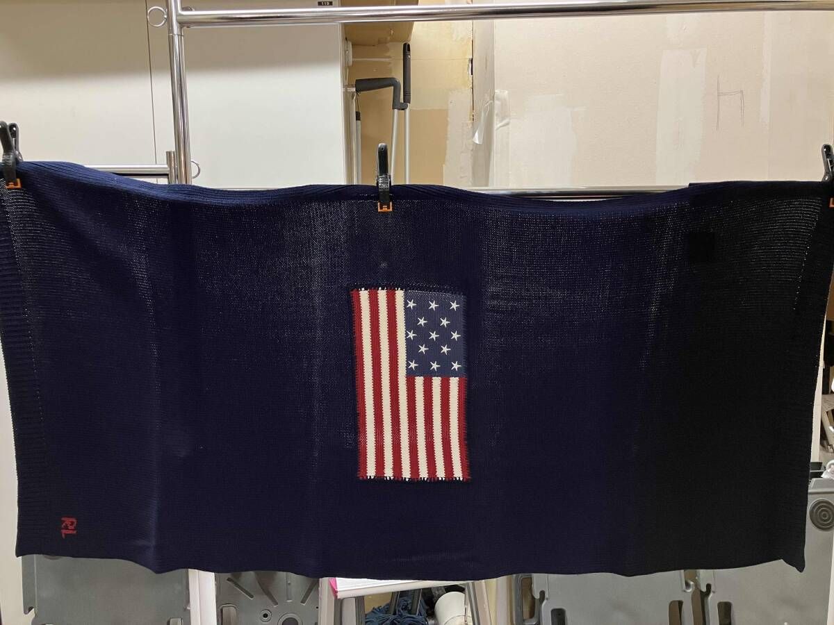 【セール】RALPH LAUREN  フラッグスローブランケット セール】RALPH LAUREN HOME フラッグスローブランケット