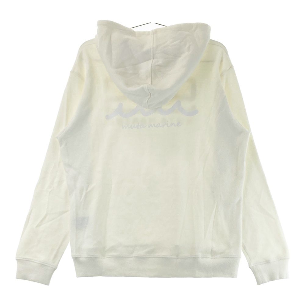 ムータマリン　プルオーバーパーカー　ホワイト　秋冬 サイズ：5 MUTA MARINE ムータマリン ライトニット プルオーバー