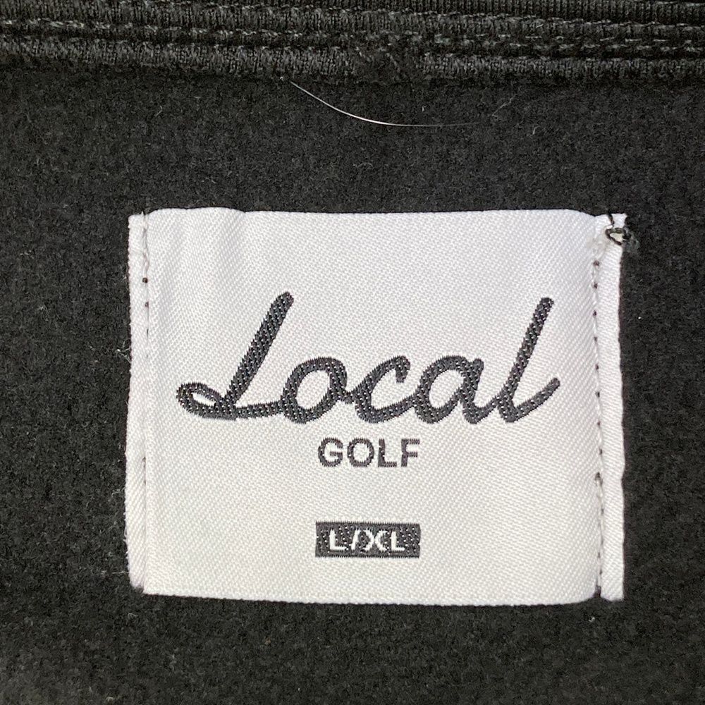サイズ：L/XL LOCAL GOLF ローカルゴルフ 裏起毛 ハーフジップ