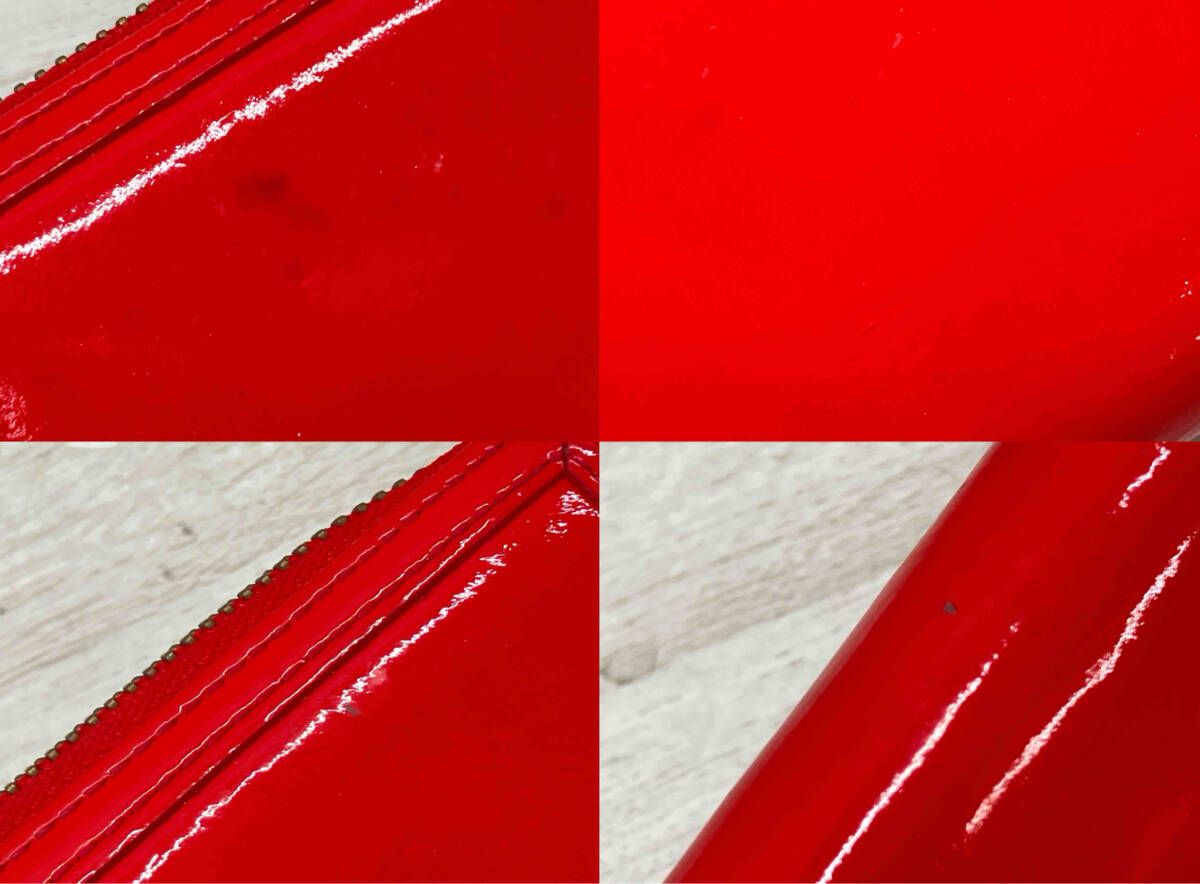 通年 BURBERRY BLUE LABEL バーバリーブルーレーベル 長財布 エナメル