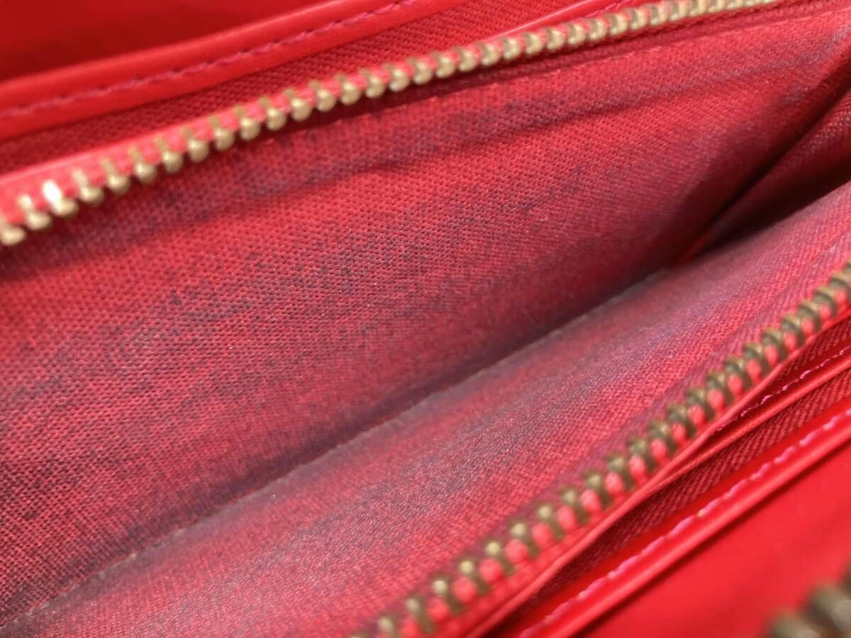 通年 BURBERRY BLUE LABEL バーバリーブルーレーベル 長財布 エナメル