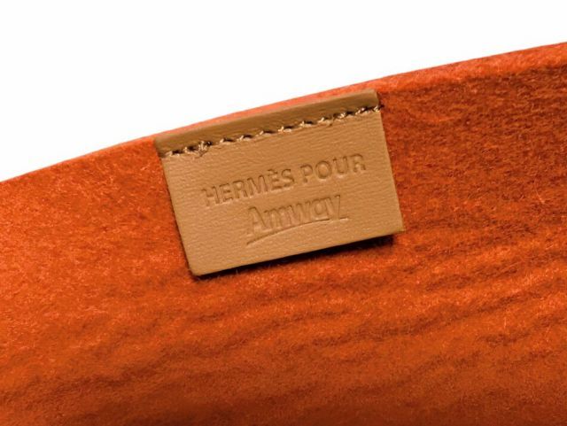 HERMES オレンジ フェルトトレイ HERMES】エルメス ウィドポッシュトレイ その他雑貨 AMWAY ノベルティ