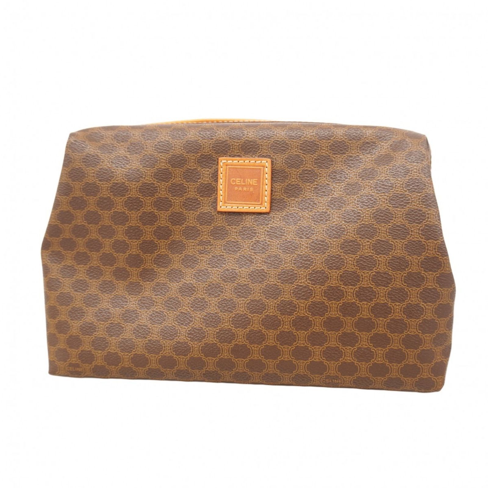 セリーヌ(Celine) セリーヌ ポーチ マカダム ブラウン レディース