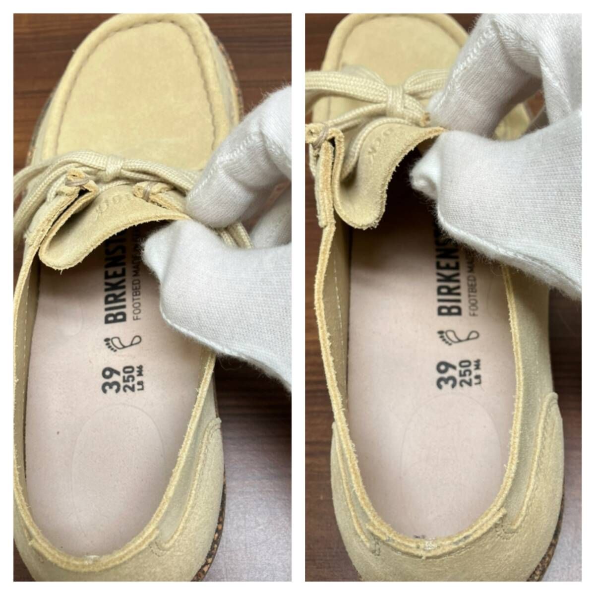 【お値下げしました】ビルケンシュトック　ベージュ　パサデナ39 ☆BIRKEN STOCK ベージュ ☆BIRKENSTOCK ビルケンシュトックPASADENA