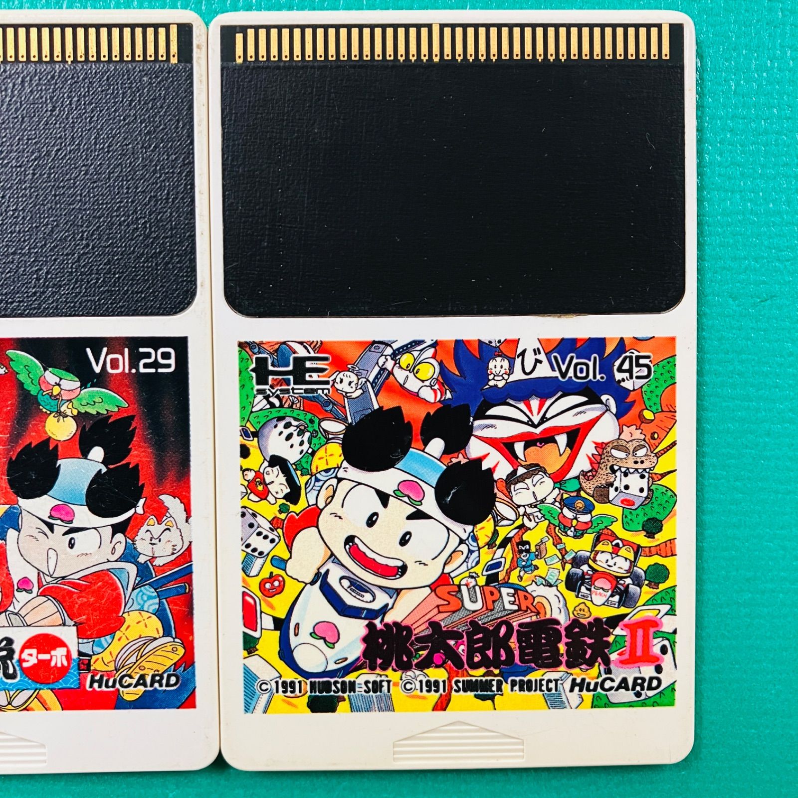 2点セット】PCエンジン HuCARD 桃太郎伝説ターボ SUPER桃太郎電鉄II