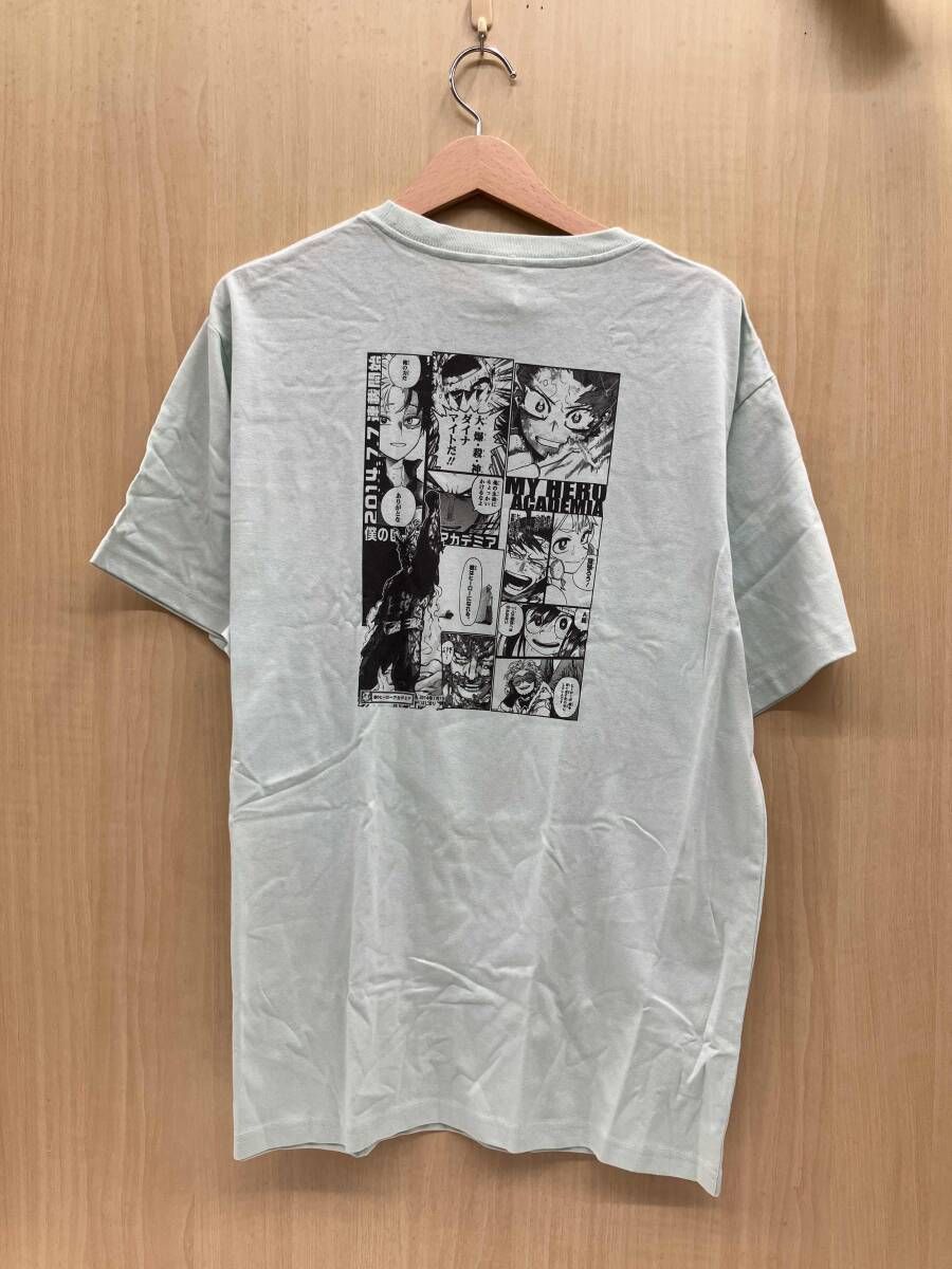 僕のヒーローアカデミア】 半袖アニメTシャツ グリーン JUMP20th