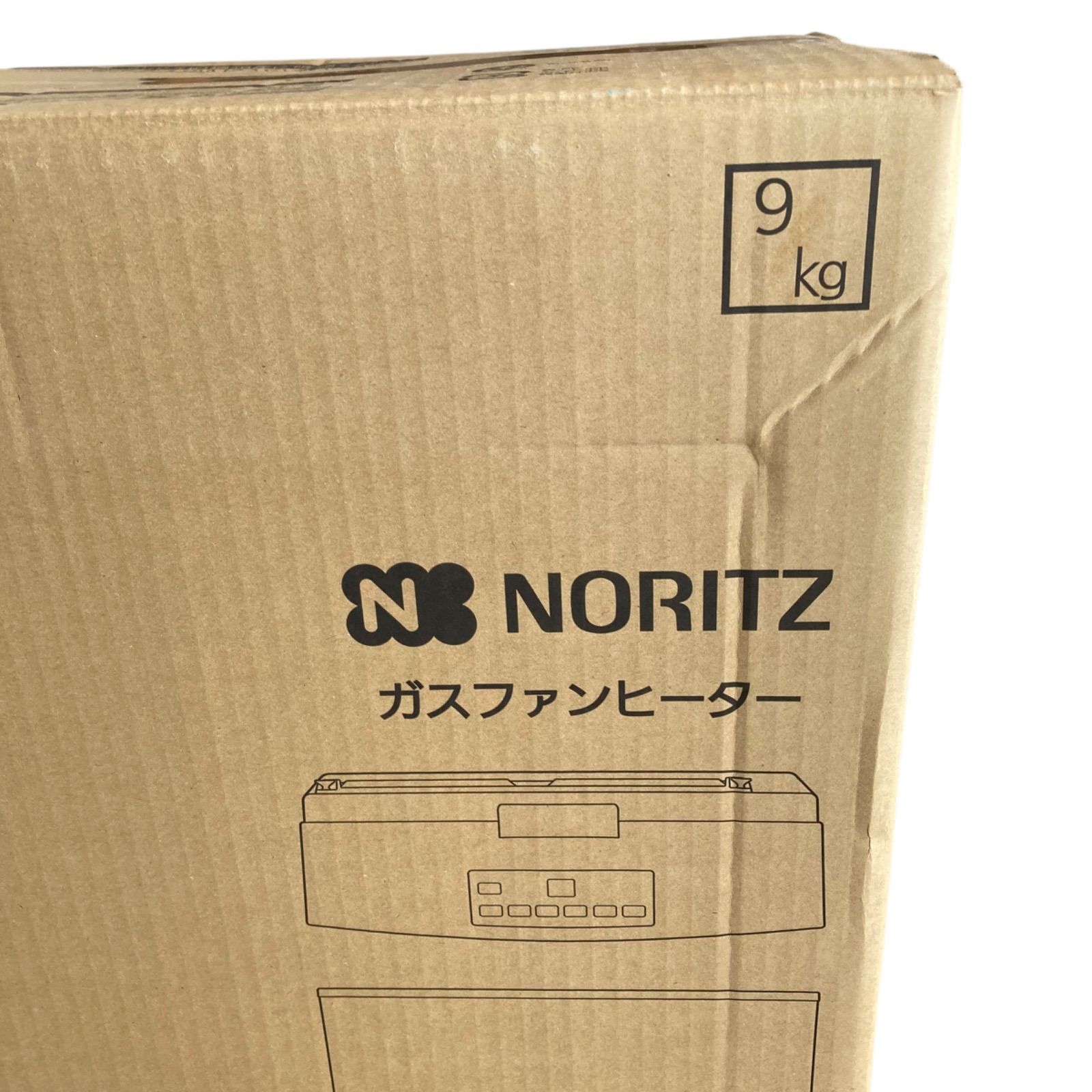 新品未使用 NORITZ ノーリツ ガスファンヒーター ガスコード付き GFH