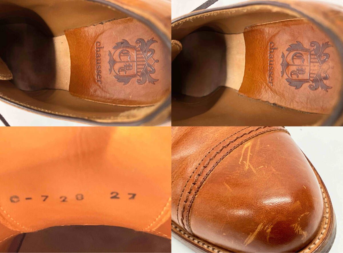 chausser ショセ C-728 ビジネスシューズ ドレスシューズ ブラウン