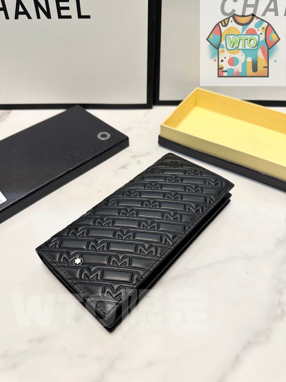 本日限定特価】モンブラン メンズ レザー バイフォールドウォレット