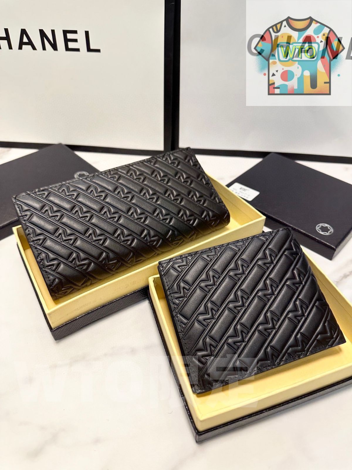 本日限定特価】モンブラン メンズ レザー バイフォールドウォレット