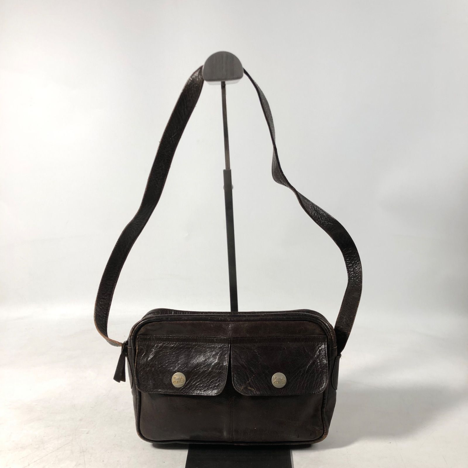 A1120-21-5 CELINE セリーヌ レディース レザーショルダーバッグ