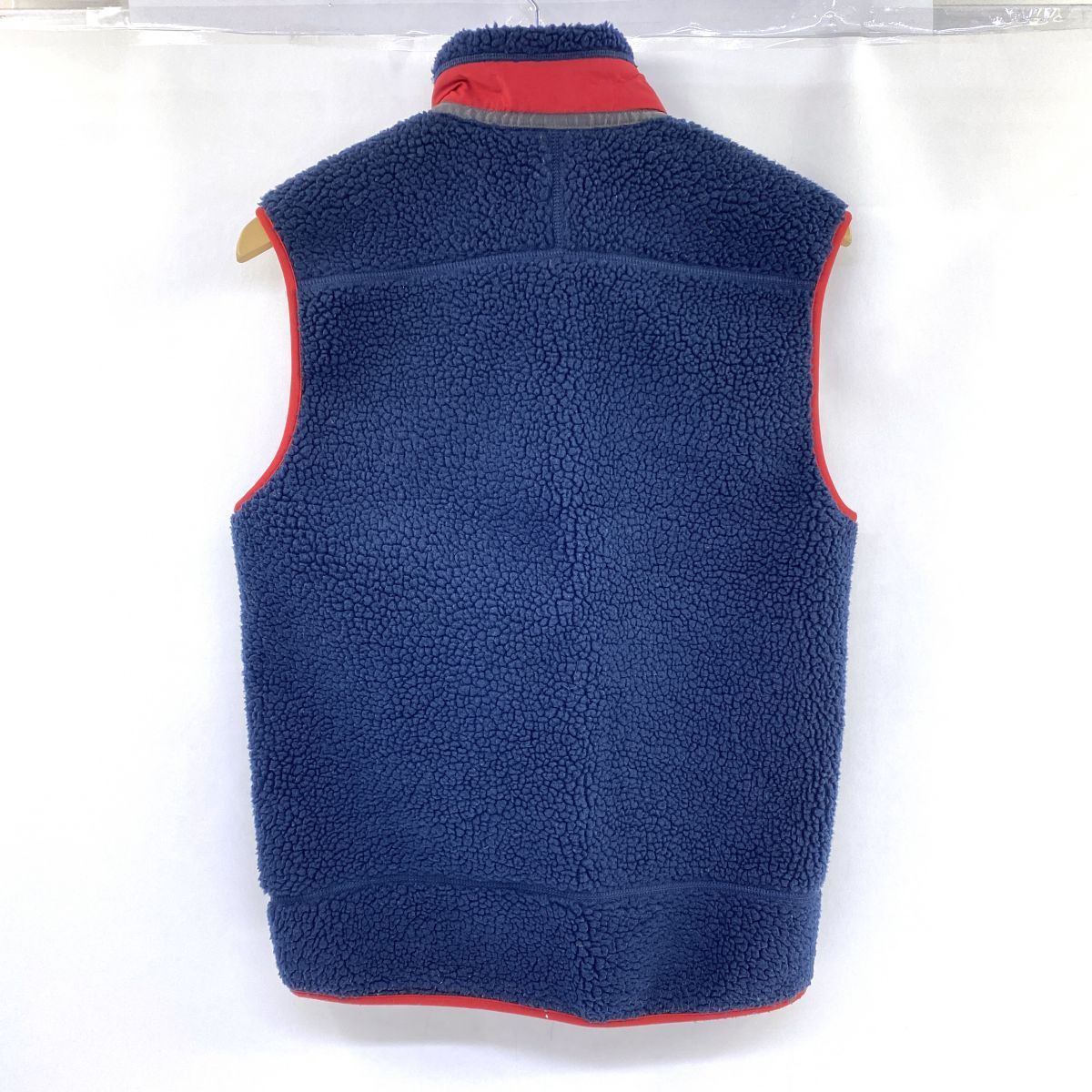 美品 patagonia レトロXベスト Sサイズ ナチュラル/ネイビー patagonia Patagonia パタゴニア フリースベスト メンズ ネイビー