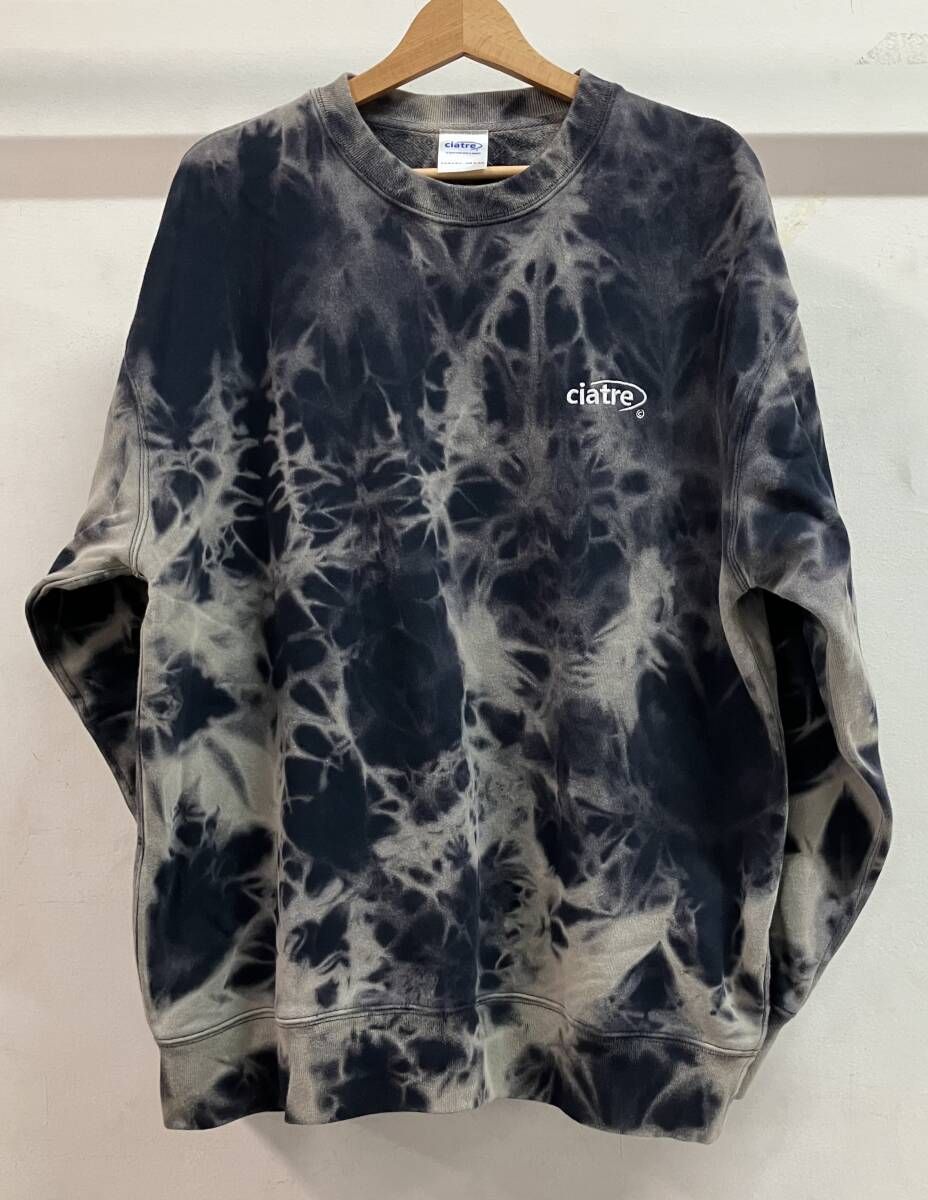 CIATRE シアター THUNDER SWEAT ロゴ スウェット タイダイ柄 サイズXL