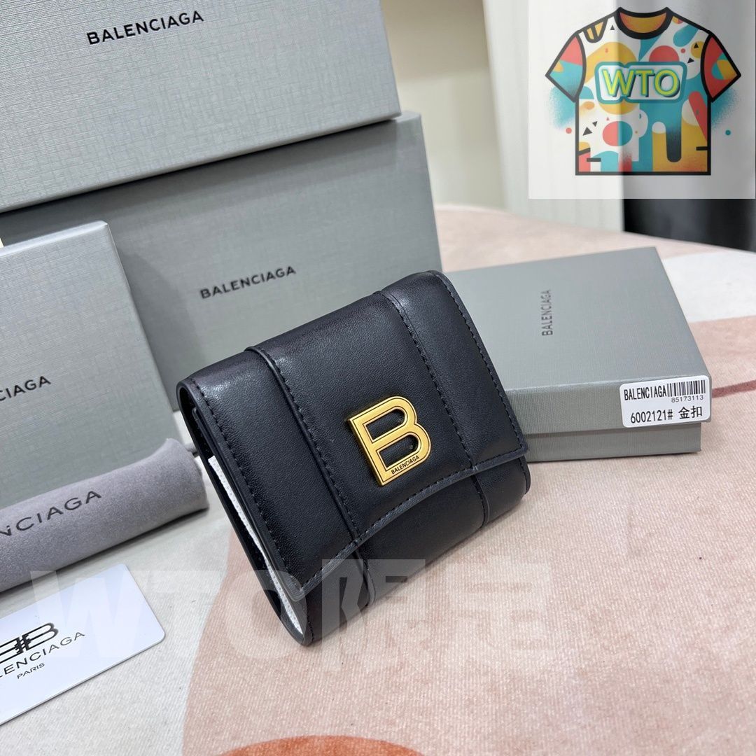 本日特価] バレンシアガ 新作 ミニウォレット クロコダイルエンボス