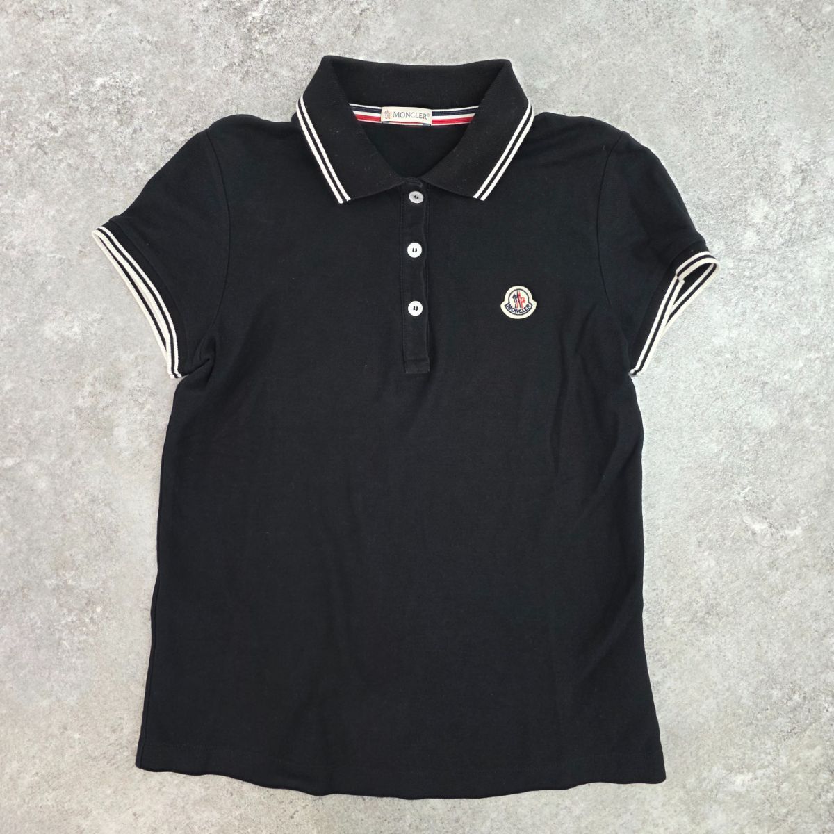 MONCLER モンクレール 半袖ポロシャツ ワッペン付き ポロシャツ