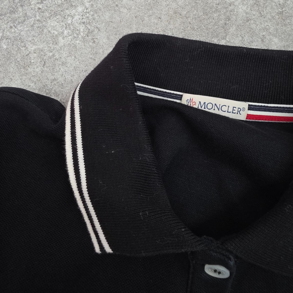 MONCLER モンクレール 半袖ポロシャツ ワッペン付き ポロシャツ