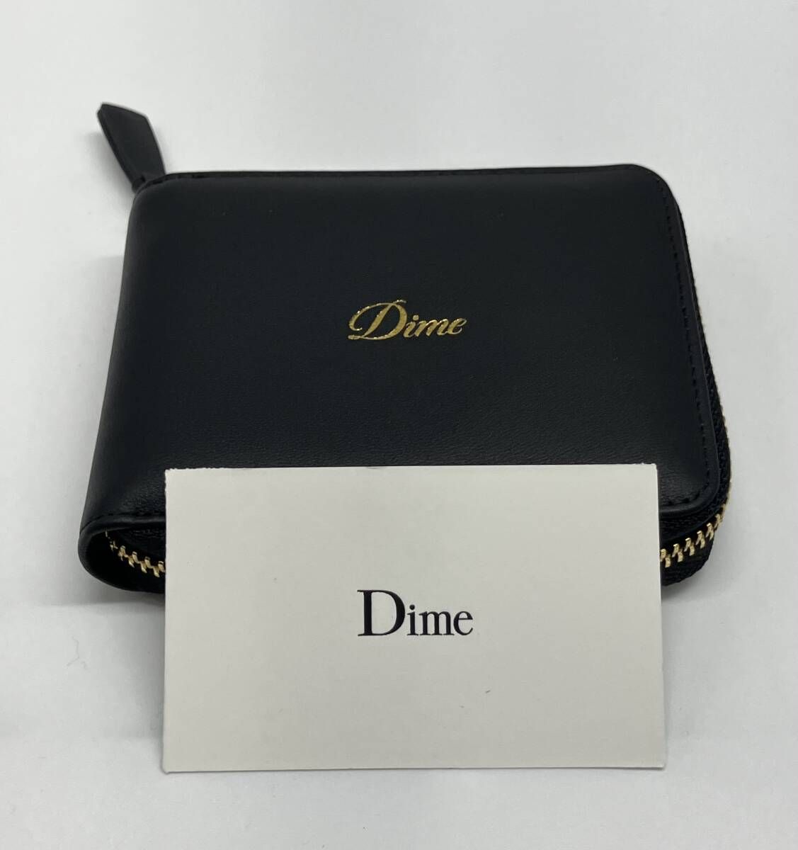 Dime ダイム 二つ折り財布 Cursive Zip Wallet ミニ財布 ラウンド