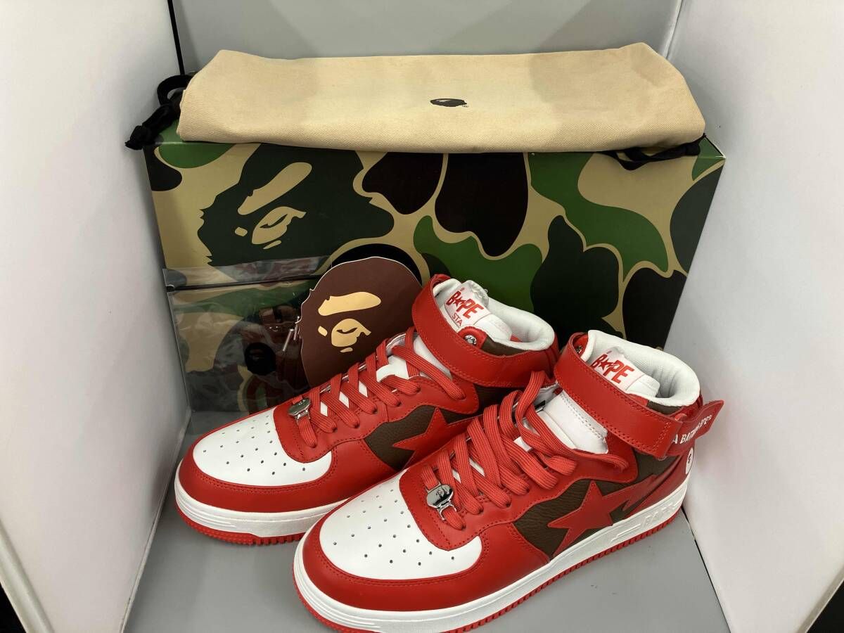 アベイシングエイプのスニーカー半額❗️ A BATHING APE アベイシングエイプ スニーカー 02XSHM191008K カーキ
