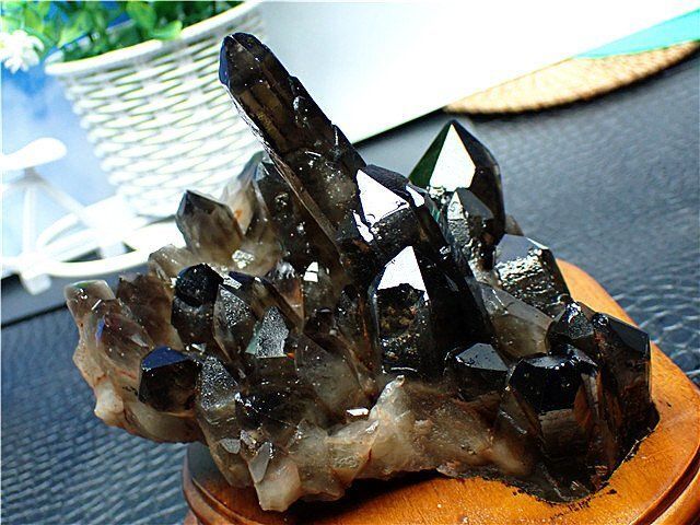 AAA級【魔除け】◇天然モリオン(黒水晶）クラスター159C6-98C38D