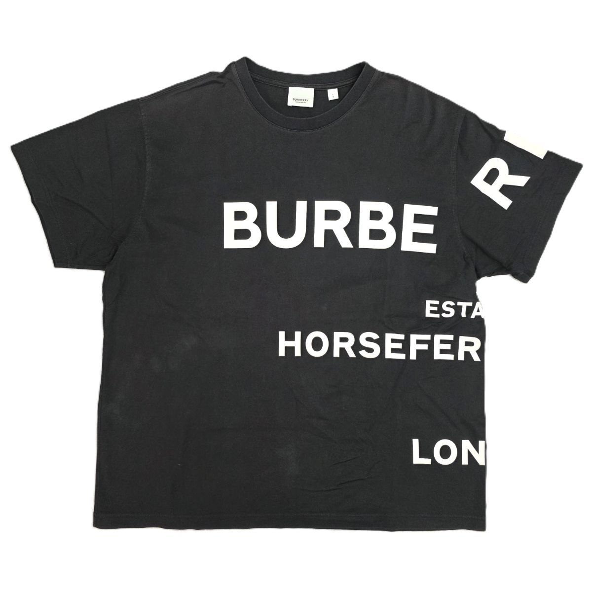 バーバリー ホースフェリープリント 半袖Tシャツ サイズ：L コットン 