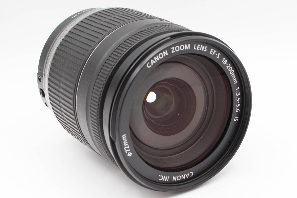 極上品☆キヤノン Canon EF-S 18-200mm F3.5-5.6 IS 望遠レンズ 前後