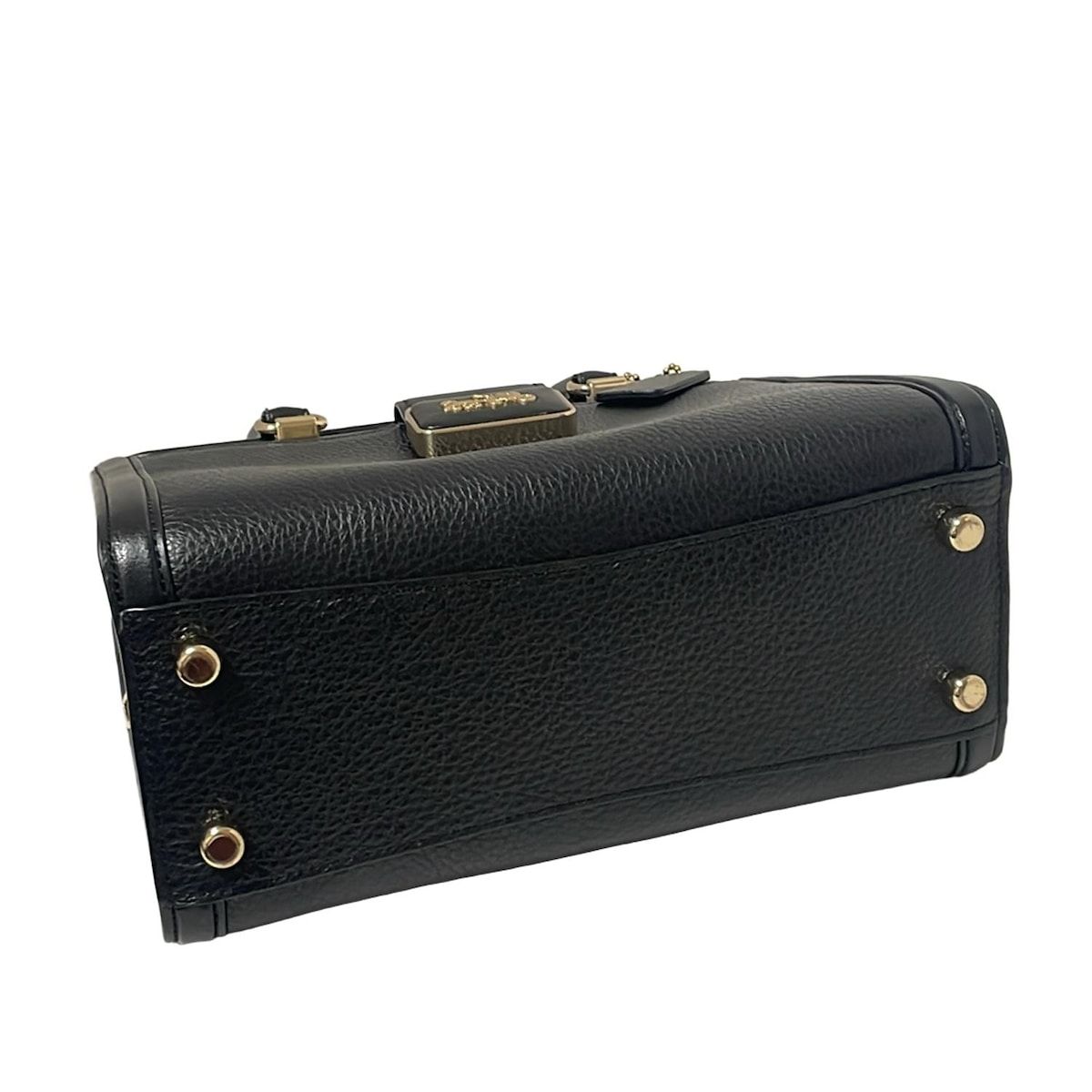 COACH(コーチ) ハンドバッグ グレース キャリーオール CC141 黒 レザー