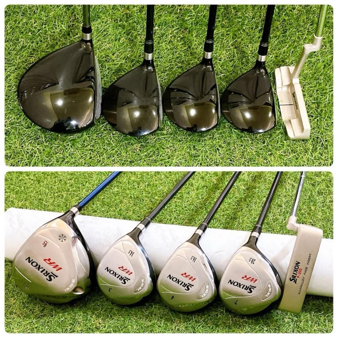 メンズ右利き初心者用 スリクソン SRIXON ゴルフクラブセット W-2671