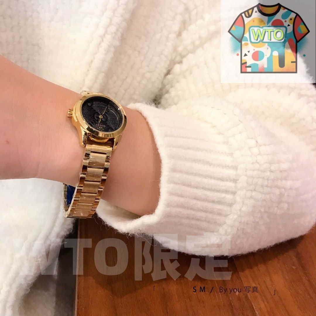 GUCCI グッチ レディース腕時計 28mm｜ホログラムデザイン×スチール