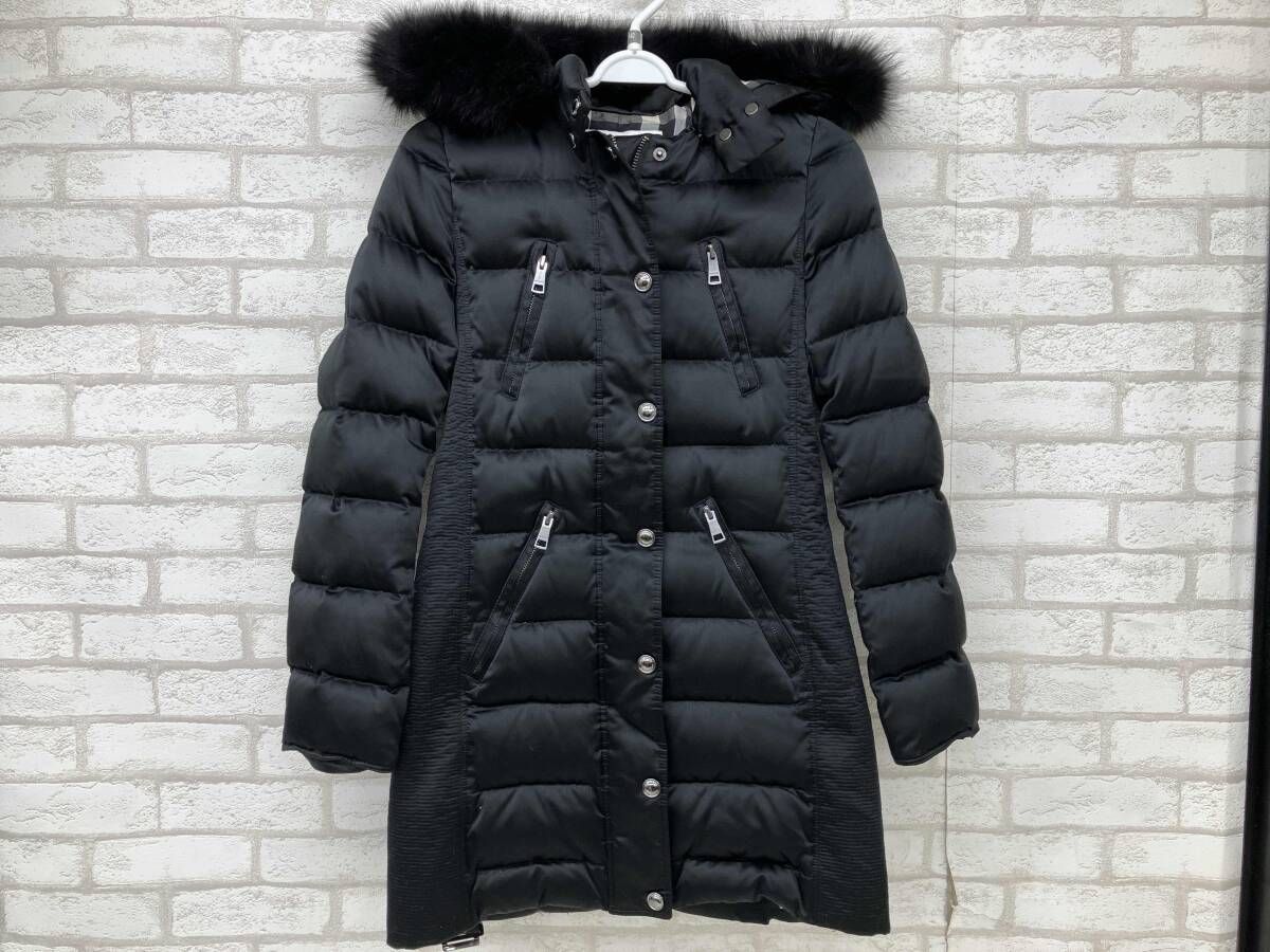 BURBERRY CHILDREN C8C02-401-09 バーバリー ダウンコート ブラック