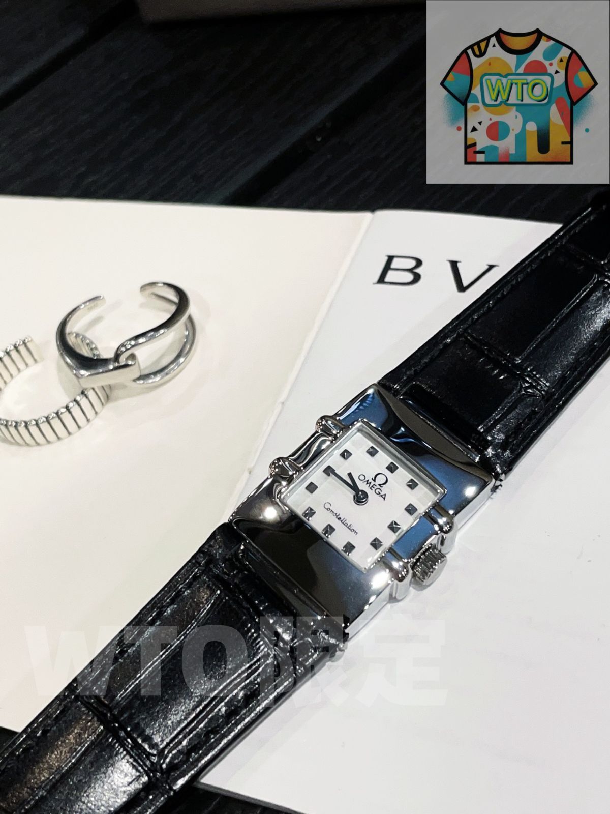 OMEGA コンステレーション レトロスタイル - 22mmx24mm ダイヤモンド