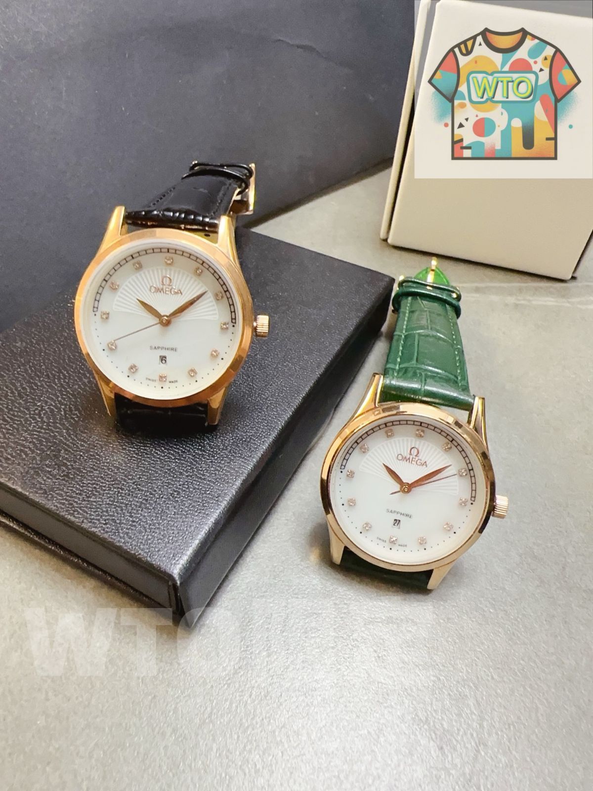 【エドコモン】腕時計 レディース OMEGA OMEGA オメガ レディース腕時計 32mm｜クオーツ×マルチカラーレザー