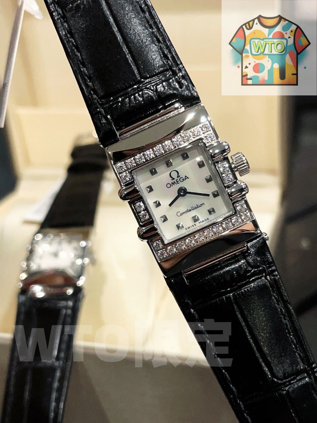 OMEGA コンステレーション レトロスタイル - 22mmx24mm ダイヤモンド