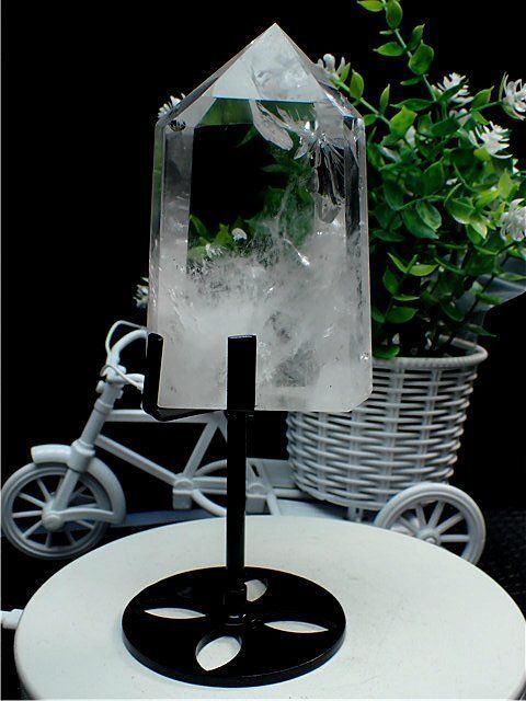 AAA級☆天然高透明度水晶六角柱YT5B2/94B51D - メルカリ