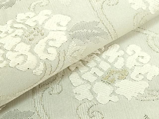 平和屋着物■極上　西陣　河村織物　河村つづれ　八寸名古屋帯　唐織　花唐草　金糸　逸品　DZAB1473kh5 平和屋着物□極上 西陣 河村織物 河村つづれ 八寸名古屋帯 唐織 花唐草