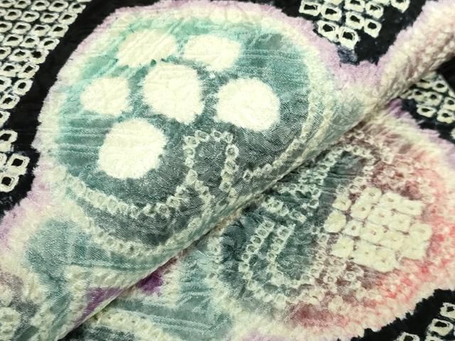 平和屋着物□極上 名門 藤娘きぬたや・総絞り 九寸名古屋