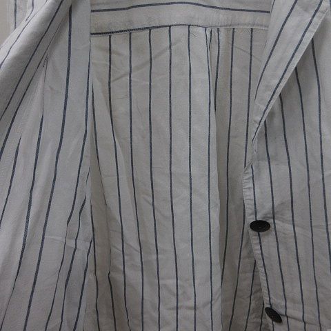 ✨美品✨ ルビアム　テーラードジャケット　リネン混　イタリア製　ストライプ　L STB0124S0378_zo_a100.jpg