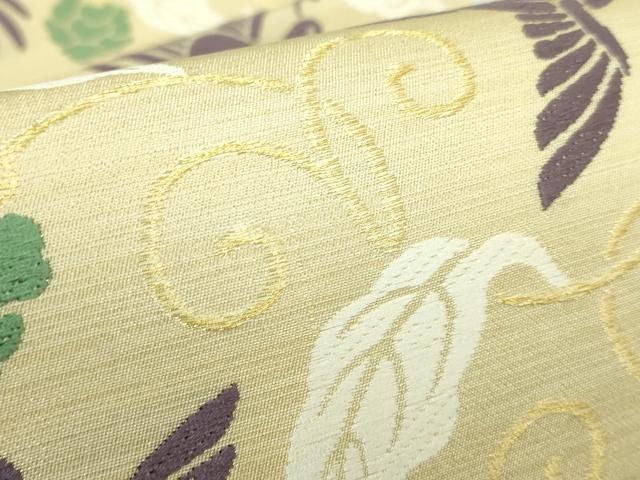 平和屋着物□極上 俵屋 人間国宝 喜多川平朗 有職織物 九寸開き名古屋