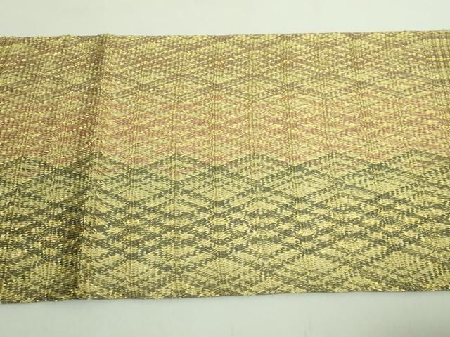 正絹 袋帯 太鼓柄 伊豆蔵明彦 ひなや工房 組紐 極上 逸品 未使用品 平和屋着物□極上 ひなや工房 くむ・あむ・おる 伊豆蔵明彦 組織 太鼓